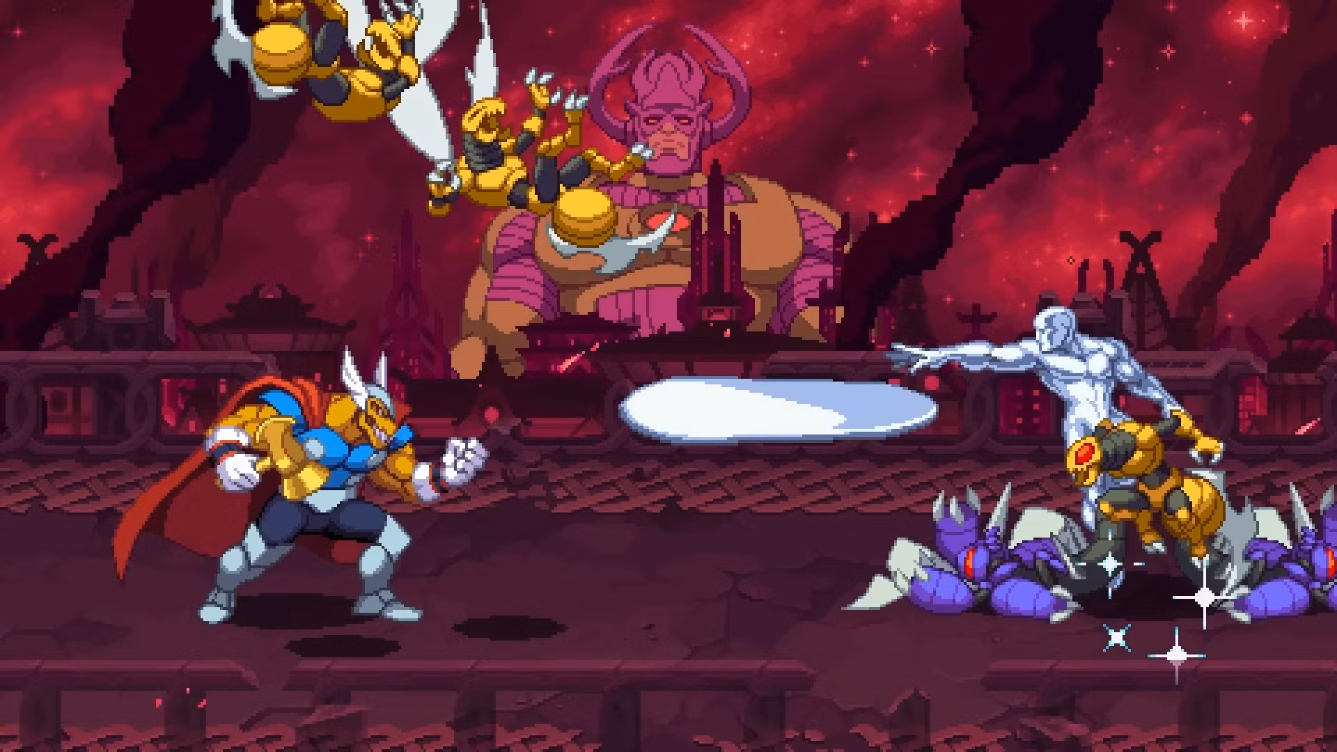 Marvel’s great-looking retro beat-’em-up makes the best Thor playable